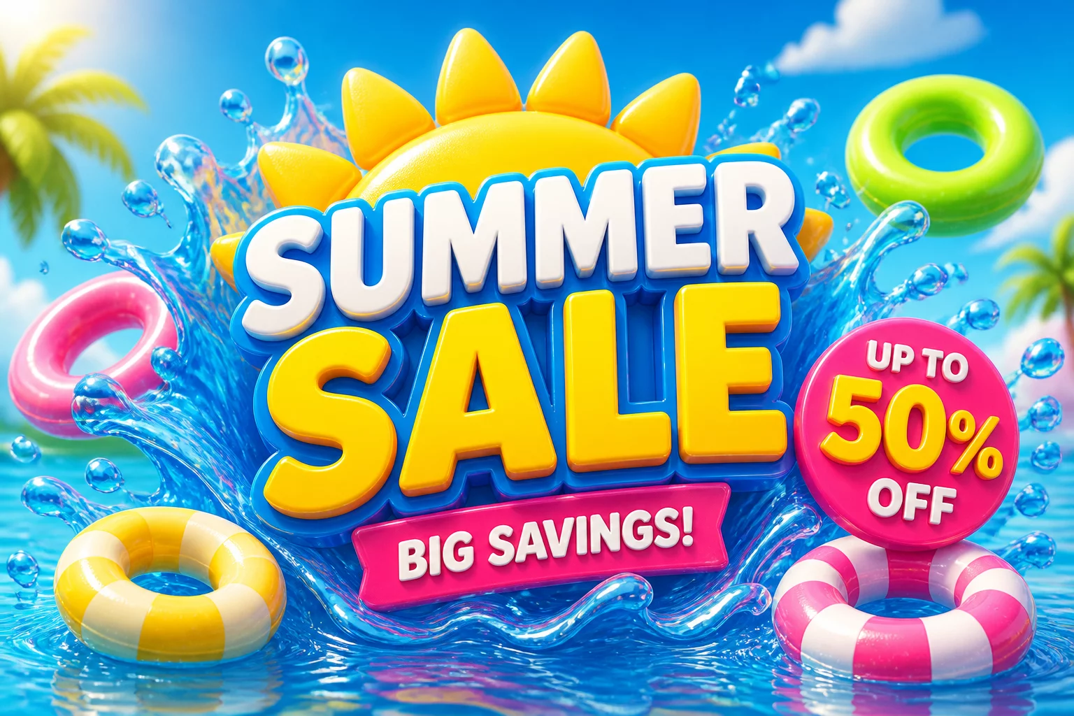 Summer Splash Sale Promotion at Select Swim